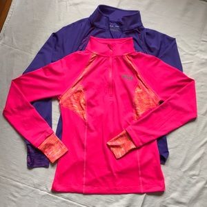 Long sleeve Fila workout shirts